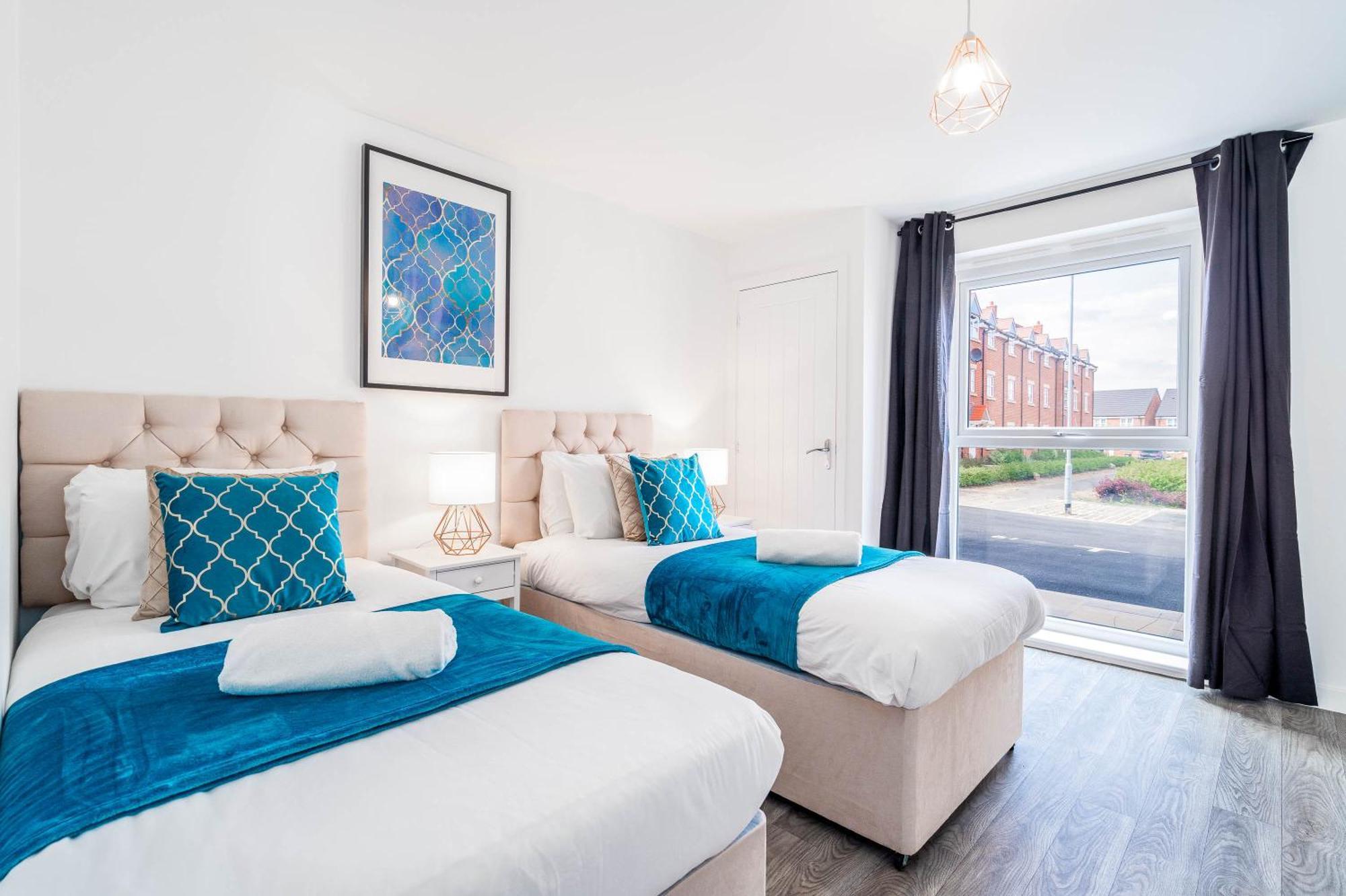 Luxury Apartment - Twin Beds - Selly Oak - Off-Street Parking - Free Netflix & Wifi - Top Rated 9Cc Бирмингам Екстериор снимка